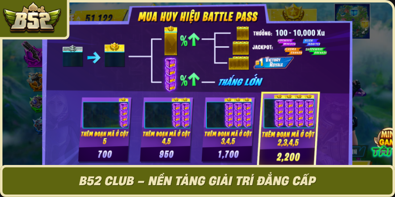 B52 Club Nen Tang Giai Tri Dang Cap