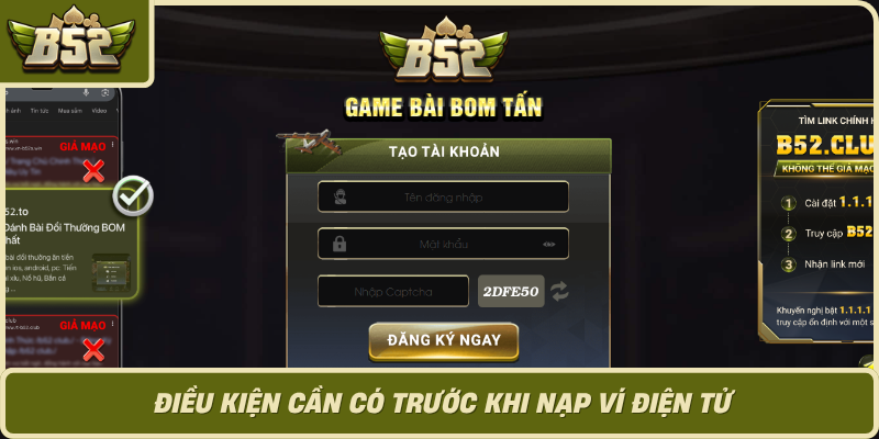 Dieu Kien Can Co Truoc Khi Nap Vi Dien Tu