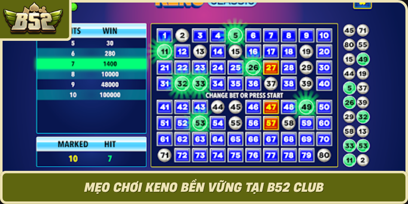 Meo Choi Keno Ben Vung Tai B52 Club