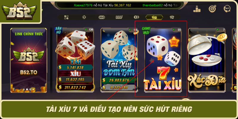 Tai Xiu 7 Va Dieu Tao Nen Suc Hut Rieng