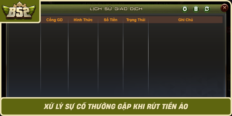Xu Ly Su Co Thuong Gap Khi Rut Tien Ao